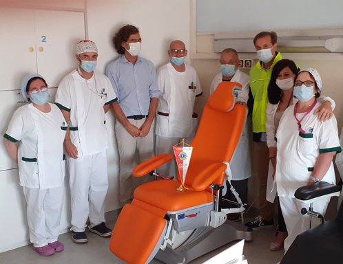 LIONS CLUB I. D’ELBA
Consegna di una poltrona oncologica all’Ospedale di Portoferraio